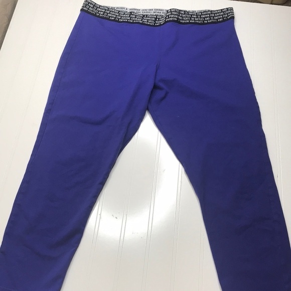 Warrior By Danika Patrick Purple 3/4 Leggings - Picture 1 of 6